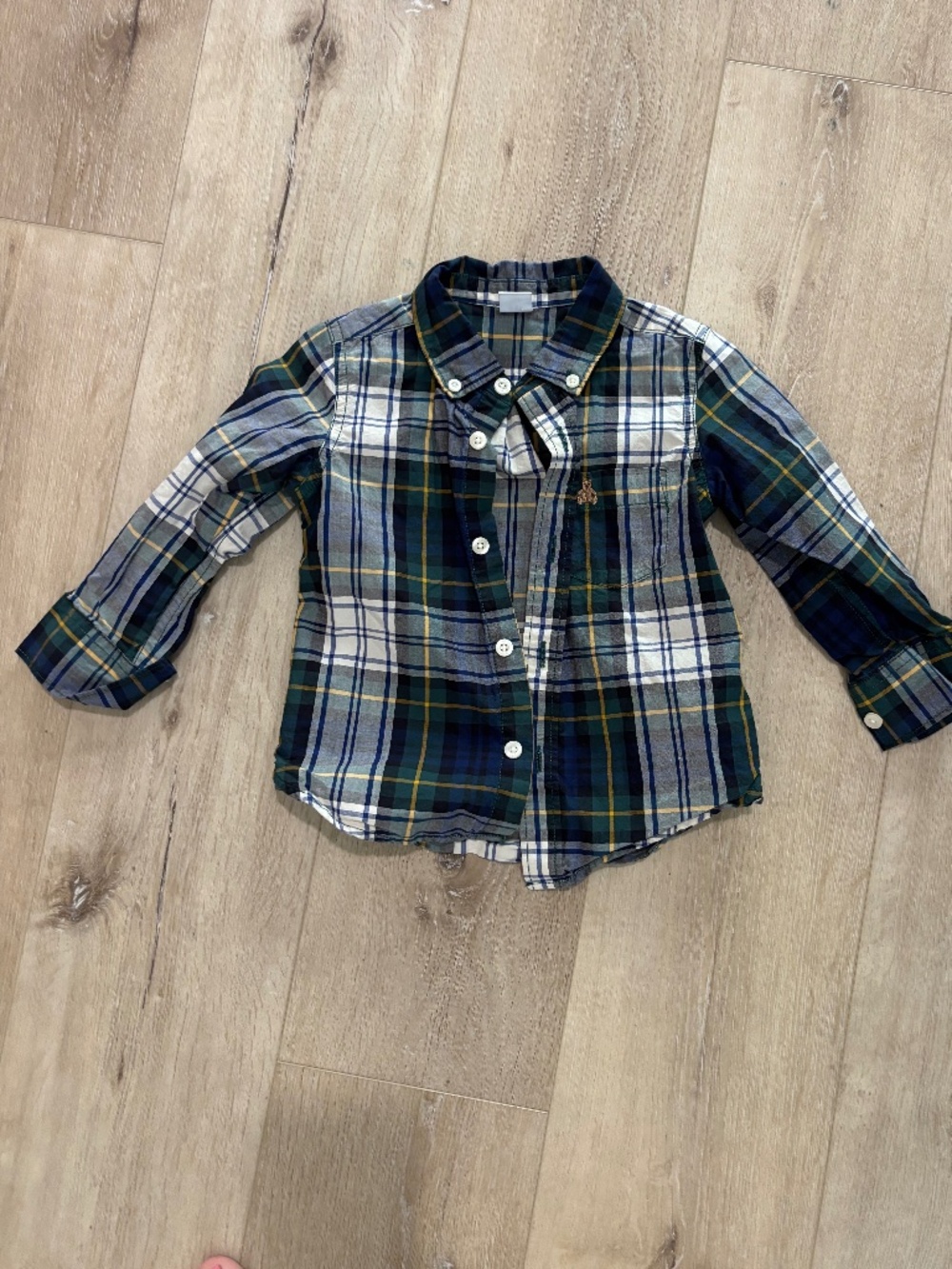 Baby Gap blue plaid 2T